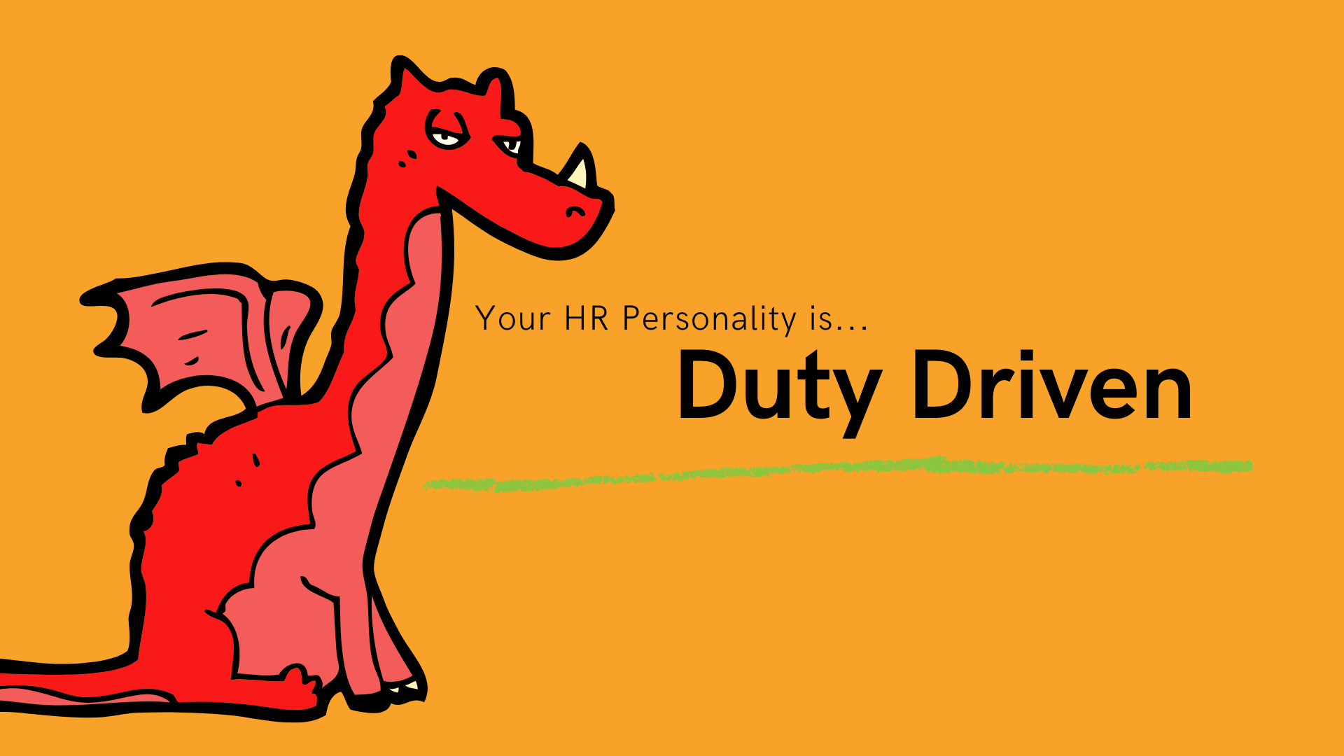 Duty Driven HR Personality image